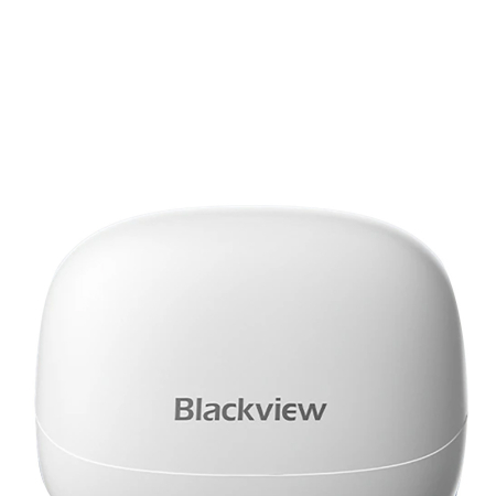 Blackview AirBuds 20 Vezeték Nélküli Fülhallgató, Feher, Bluetooth 5.4, 29 óra Üzemidő (400mAh), IPX7, DNS Zajcsökkentés, 13mm Driver, Érintésvezérlés [1]