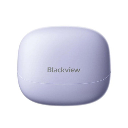 Blackview AirBuds 20 Vezeték Nélküli Fülhallgató, Lila, Bluetooth 5.4, 29 óra Üzemidő (400mAh), IPX7, DNS Zajcsökkentés, 13mm Driver, Érintésvezérlés [5]