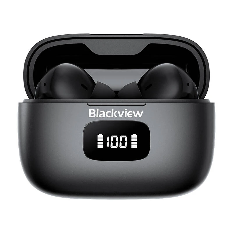 Vezeték nélküli in-ear fülhallgató Blackview AirBuds 8 TWS Fekete töltőtokkal, LED kijelzővel, érintővezérléssel, ANC-vel, Ambient Sound móddal, IPX7 [2]