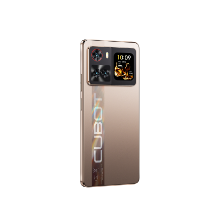 Mobiltelefon Cubot X100, Arany, 5G, 6.88" HD+ 120Hz, 16GB RAM (8GB + 8GB bővített), 256GB ROM, Android 15, Dimensity 7025, 64MP, 1.72" Hátsó képernyő, NFC, Arcfelismerés, 5100mAh, 33W, Kettős SIM [3]