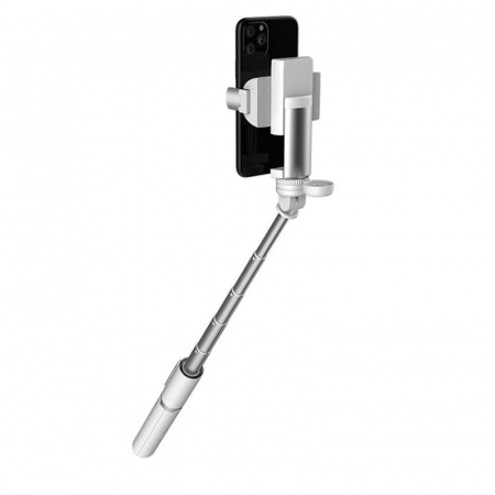 Selfie stick trepied inteligent extensibil cu stabilizator FunSnap Capture Q Alb, Face tracking, Maner detasabil [4]