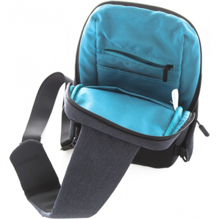 Válltáska (Hátizsák) Multifunkcionális iSEN Urban Bag 2, szürke, Űrtartalom 4 liter/10 kg, Víz- és kopásálló, Állítható csat, Elülső zseb [4]