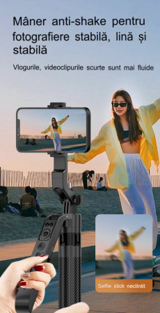 FUNSNAP A6 AI Felismerés Intelligens Követő Gimball, 360 fokos követés, mobilfotózás, élő közvetítés, rázkódásgátló tartó [10]