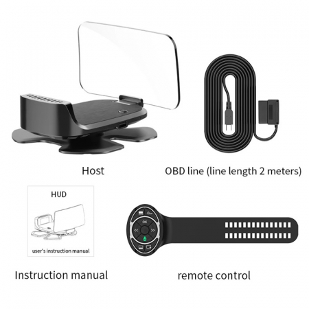 Display de bord pentru parbriz iSEN Smart CarPlay HUD [2]
