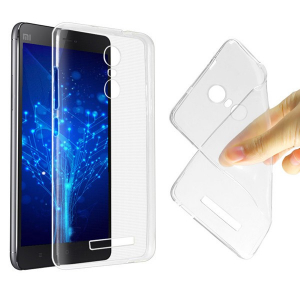 Telefon tartozékok - Átlátszó szilikon tok Xiaomi Redmi Note 3/Note 3 Pro telefonokhoz