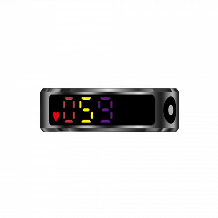 iSEN R12 Okos gyűrű Fekete, Szívritmus, Vér oxigén, HRV, Stressz, Alvás, Lépésszámláló, Távolság és kalóriák, Hőmérséklet, Sport módok, Táv fényképezés, Töltőtok, 16 mAh [4]