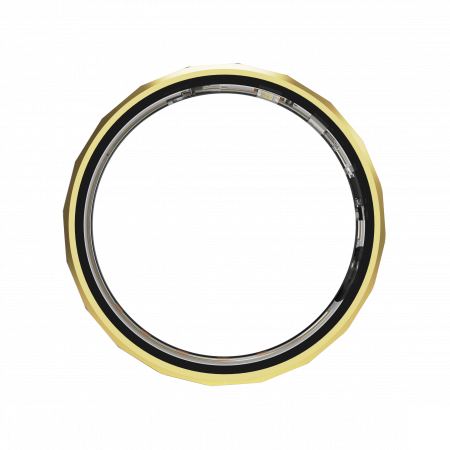 iSEN R12M Smart Gyűrű Gold, HR, SpO2, Alvásfigyelés, Kalóriaszámláló, Több Sport, Dedikált Alkalmazás: LuckRing, 15mAh, IP68 [1]