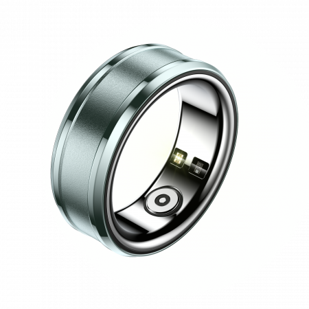 Okos gyűrű - iSEN R3 Okosgyűrű, HR, SpO2, Hőmérséklet, Alvásfigyelés, Multi Sport, Dedikált alkalmazás: EcTri, 18mAh, IP68, Green