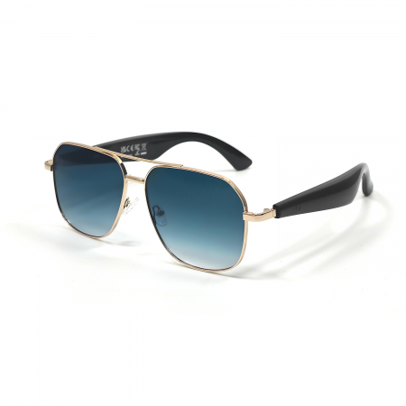 Okos Napszemüveg iSEN GY100, Kék Lencsék, AI Valós Idejű Fordítás, Polarizált Lencsék, Mikrofon, Kettős Hangszórók, Bluetooth, Zene, Hívások, Hangsegéd, Távirányító Kamera, Mágneses Töltés [1]