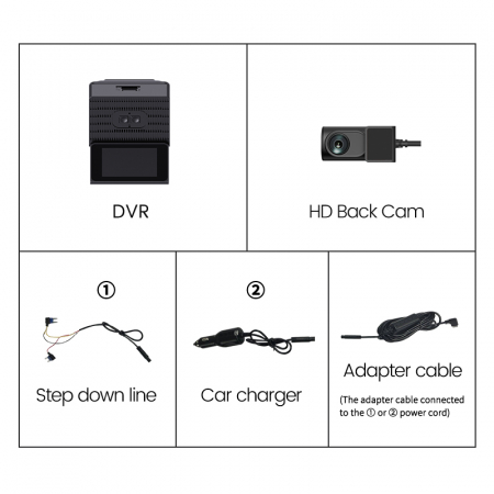 iSEN P87 Autós Kamera, 4G, 1.9", 2K elöl, 1080P hátul, WiFi, GPS+Beidou, 3-tengelyes G-érzékelő, Éjjellátás, Parkolásfigyelés, Hurokfelvétel, Távoli megfigyelés [6]