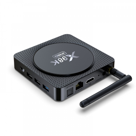 TV Box iSEN X98K Pro, 4K, Android 11, HDR10+, 4GB RAM, 32GB ROM, RK3566, DLNA, Miracast, AirPlay, WiFi 2.4G/5G, BT 5.0, HDMI 1.4/2.0, AUDIO OUT, SPDIF, Ethernet, Micro SD [5]