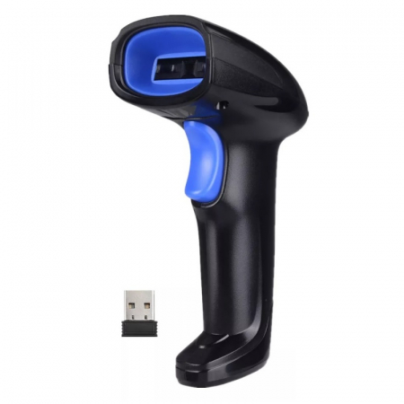 Vonalkód olvasók - iSEN YHD-1100LW vonalkódolvasó, 1D, Vezetékes vagy Vezeték nélküli 2.4G, 1800mAh