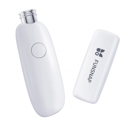 Gadgets Kiegészítők - Funsnap Mic Tok Type-C Vezeték Nélküli Lavalier Mikrofon, Fehér, 360°-os Hangfelvétel, Zajcsökkentés, Kompatibilitás: iPhone, iPad, Android, DSLR, PC, Használat: Vlogolás, Online Iskola, Élő Közvetítés, Interjúk