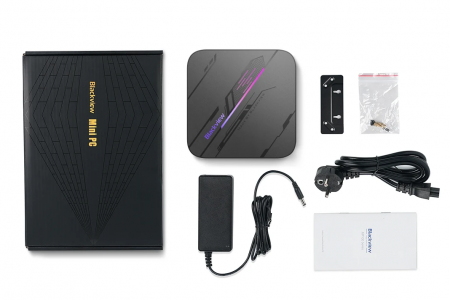 Mini PC Blackview MP100 Fekete, AMD R7 5258U, akár 4.3GHz, 32GB DDR4, 1TB SSD, Windows 11 Home, WiFi 6, 4K 144Hz UHD [4]