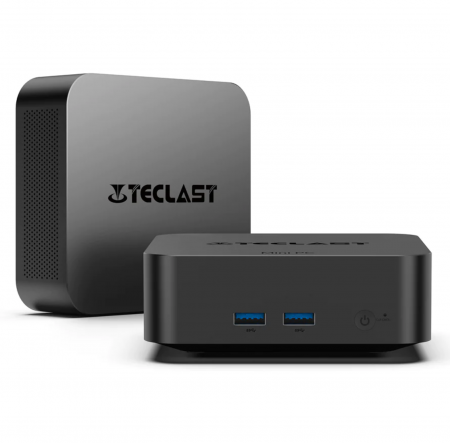 Mini PC - Mini PC Teclast N20 Pro, Intel® N95 X86, 16GB DDR4, 512GB SSD, Intel® UHD Graphics, Genuine Microsoft Windows 11 Pro, VESA Wall Mount