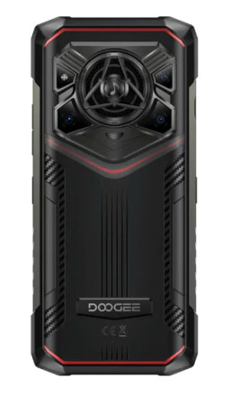 Mobiltelefon Doogee Blade 20 Pro, Piros, 4G, 6.6" HD+ IPS 90 Hz, 24 GB RAM (6 GB + 18 GB Extended), 256 GB ROM, 50 MP, Android 15, Unisoc T7200, Éjjellátó, 11 800 mAh battery, 18 W, Dual SIM [2]