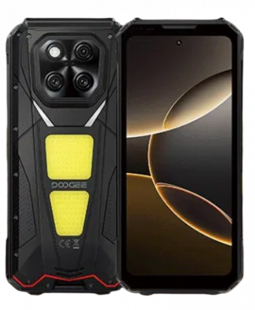 Mobiltelefon Doogee V Max LR, Fekete, lézeres távolságmérő, 5G, 6.78'' FHD+ 120Hz, 36GB RAM (16GB + 20GB bővíthető), 512GB ROM, Android 15, 200MP + 20MP éjjellátó, 20500mAh, 45W, Dual SIM