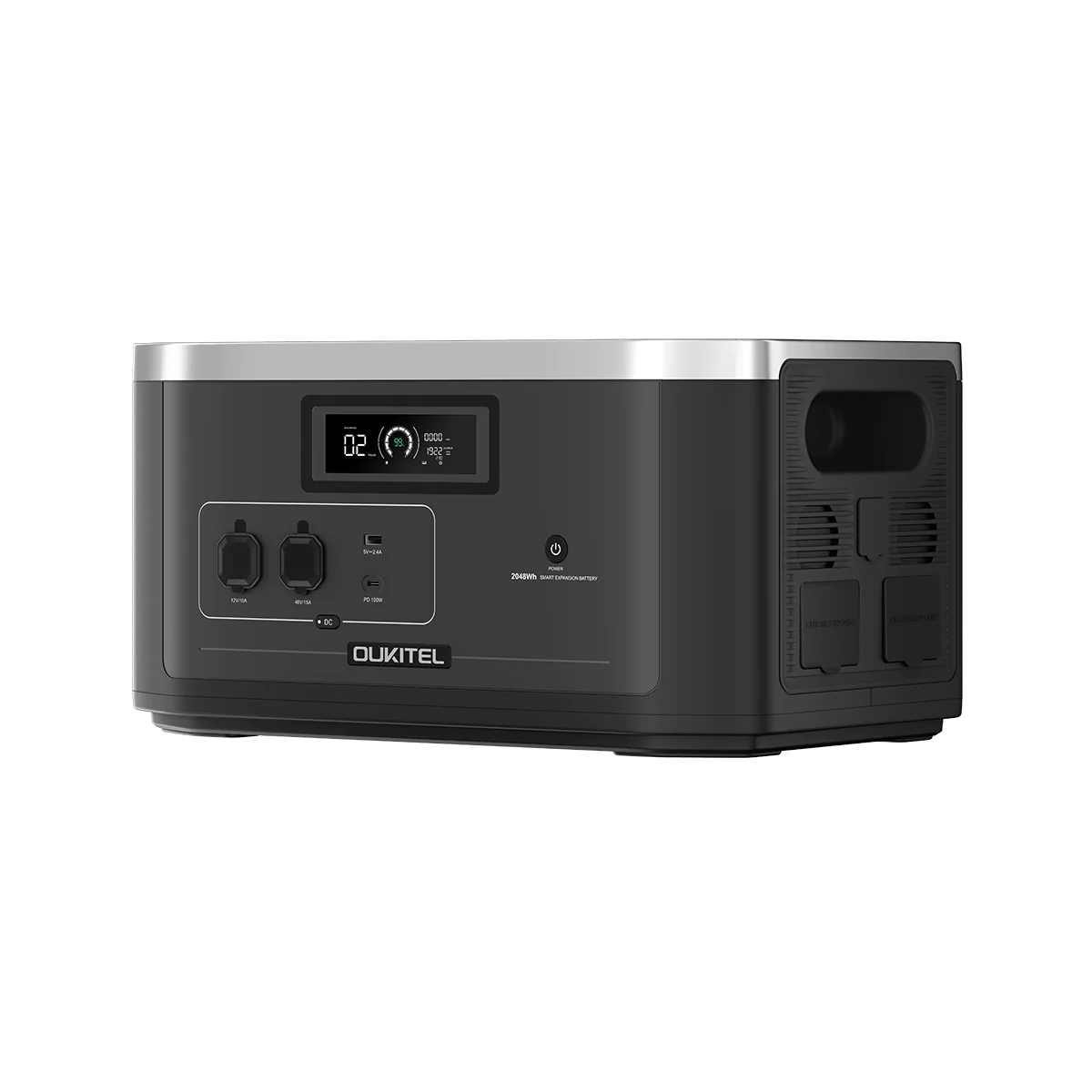 Modul extindere baterie Oukitel B2000 Negru, 2048 Wh, display, compatibil doar cu Oukitel BP2000 [1]