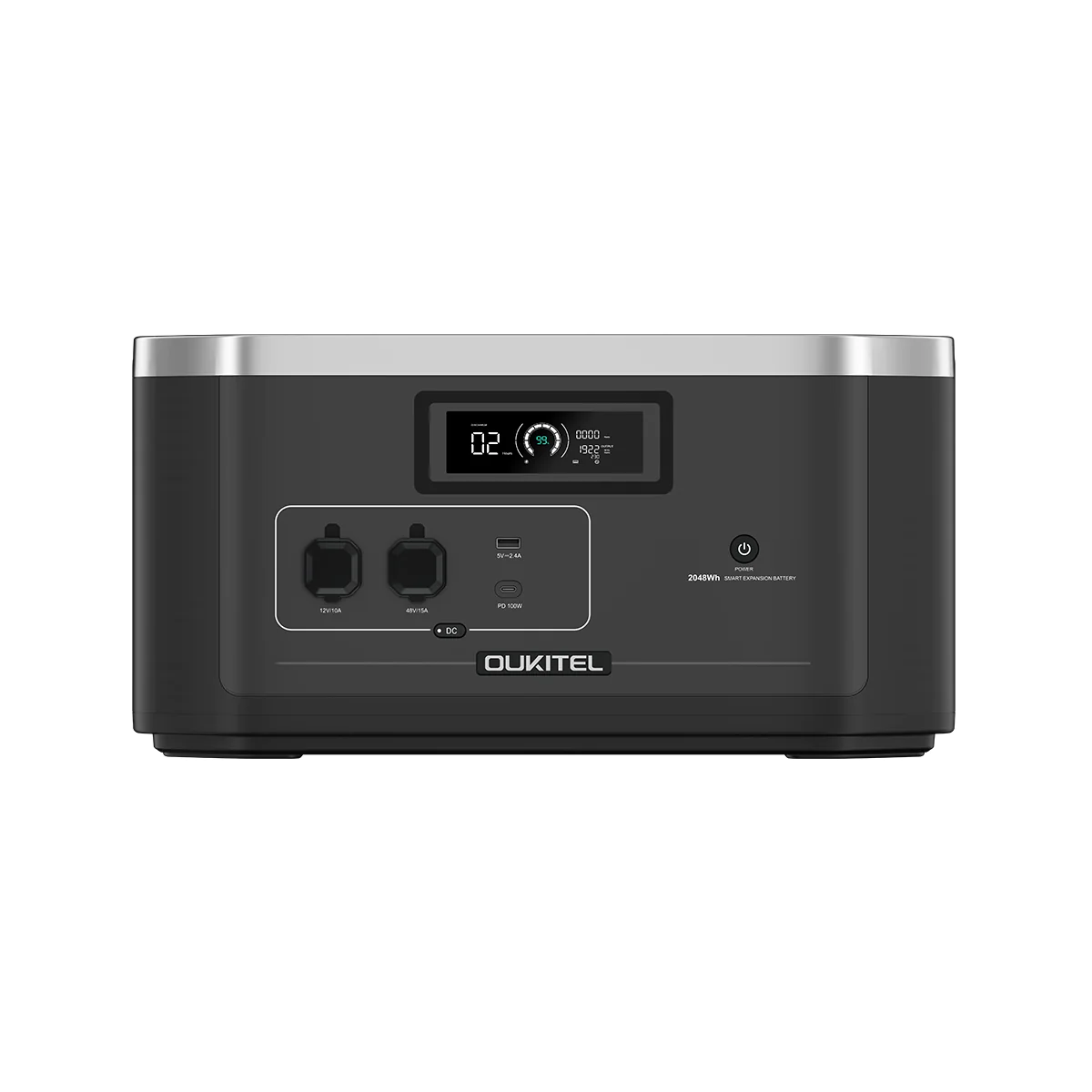 Energiatermelő állomások - Elektromos energiatermelő állomások - Modul extindere baterie Oukitel B2000 Negru, 2048 Wh, display, compatibil doar cu Oukitel BP2000