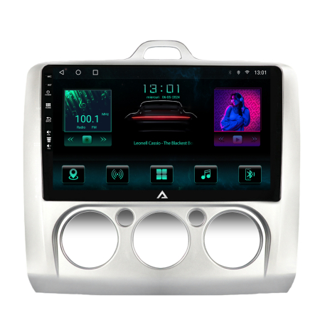 Navigatie Focus MK2 2004-2011, Clima Manuala, Android 13, B-Octacore / 6GB RAM + 128GB ROM, 9 Inch - AD-BGB9006+AD-BGRKIT112 [1]