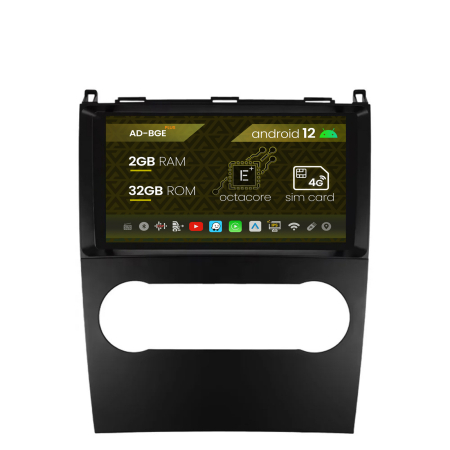 Navigații auto dedicate - Navigatie Mercedes Benz A/B Class (2004-2011), Android 12, E-Octacore / 2GB RAM + 32GB ROM, 9 Inch - AD-BGE9002+AD-BGRKIT420