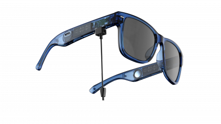 Doogee Smart Audio AJ01 napszemüveg, kék, hívások és bluetooth zene, dinamikus sztereó hangszóró, audio asszisztens, IPX4, 180 mAh [5]