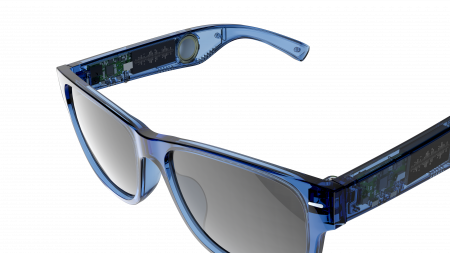 Doogee Smart Audio AJ01 napszemüveg, kék, hívások és bluetooth zene, dinamikus sztereó hangszóró, audio asszisztens, IPX4, 180 mAh [8]