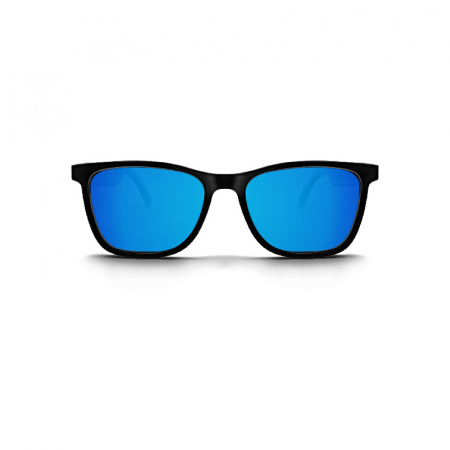 iSEN GS05 Okos Napszemüveg, Átlátszó Lencsék + Polarizált kék Lencsék, Unisex, Mágneses Keret, Beépített Mikrofon és Hangszóró, Bluetooth Zene és Hívások, Hangasszisztens [3]