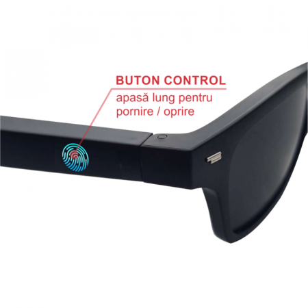 Polarizált intelligens napszemüveg iSEN Smart Eyewear KY Sun Special Edition, Bluetooth hívások és zene, IPX5, 100 mAh [2]