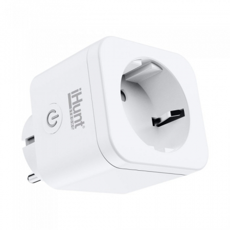 iHunt Smart Plug, fogyasztásmérő, energiafigyelés, 3840W, vezeték nélküli, fehér színű [4]