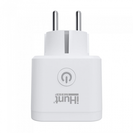 iHunt Smart Plug, fogyasztásmérő, energiafigyelés, 3840W, vezeték nélküli, fehér színű [1]