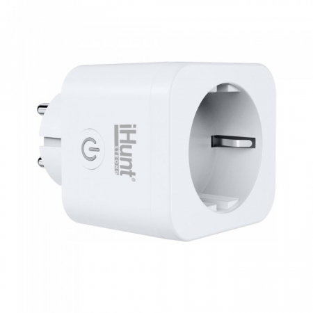 iHunt Smart Plug, fogyasztásmérő, energiafigyelés, 3840W, vezeték nélküli, fehér színű [5]
