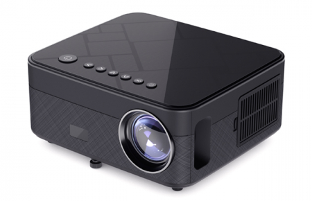 Smart Home - Cubot SW10 Fekete Projektor, FHD, 1080P, Akár 300", 500 Lumen, 1GB RAM, 8GB ROM, 5W Hangszóró, WiFi6