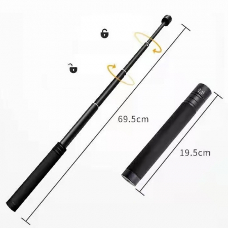 Set trepied plus brat extensibil original FunSnap Negru pentru FunSnap Capture 2S, Filet 1/4", Metal [3]