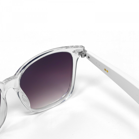 Smart Sunglasses iSEN GY500, Lila lencsék, AI valós idejű fordítás, Kettős hangszórók, Panoráma hangzás, BT 5.4, Zenevezérlés, Hívások, Hangsegéd, Távvezérlés kamera, Mágneses töltés, Polarizált [1]