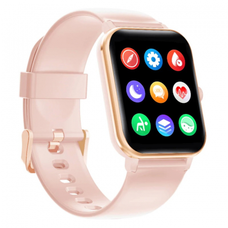 Okosóra Blackview R3 Max Arany, 1,69" TFT érintőképernyő, testhőmérséklet, pulzus, SpO2 oxigénszint, kalóriaszámláló, IP68, 230mAh [2]