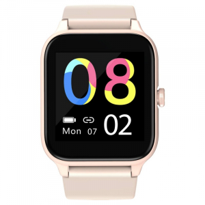 Okos óra - Smartwatch Blackview R3 Pro Roz, TFT 1.54" Touch screen, Ritm cardiac, Calorii, Fitness tracker, Monitorizare somn, IP68, 280mAh