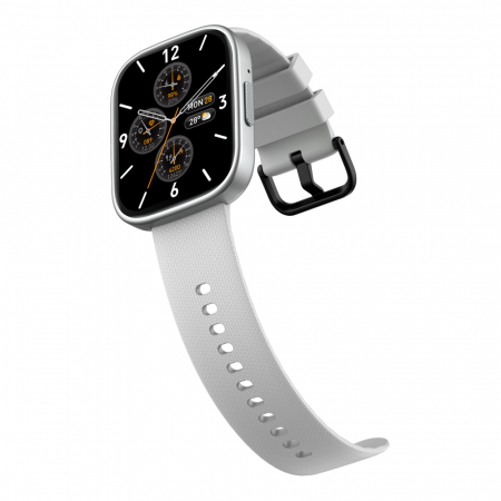 Smartwatch Fitness & Wellness Zeblaze GTS 3 Plus, Silver, Display Amoled 2.15'' HD, Apel telefonic Hi-Fi Bluetooth, Asistare vocala offline, Moduri sport 100+, Monitorizare sanatate 24/24, IP68, 300mAh [4]
