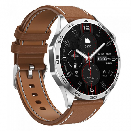 Okosóra iHunt Watch 13 Titan, Brown, AMOLED 1.43" Teljes Érintőkijelző, Telefonos Fotó Távirányító, Egészségfigyelés, Multisport, IP68, 330mAh [1]