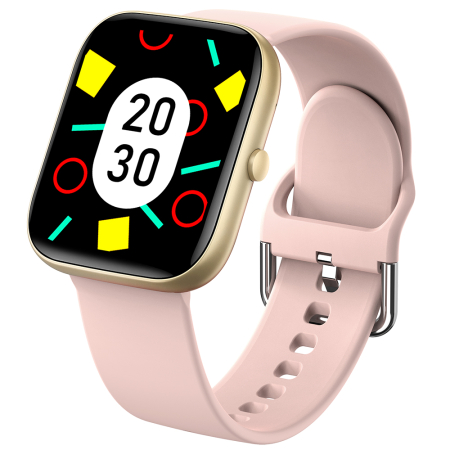 SEN C08 Okosora, Arany, Rózsaszín TPU Szij, 1.91" TFT, Pulzus, Vernyomas, Veroxigen (SpO2), Sport Modok, Hivas & Uzenet Ertesitesek, 200 mAh, Android 5.0 / iOS 10.0 [9]