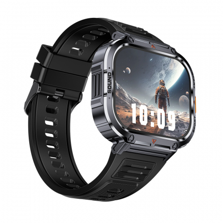 Okosóra iSEN NX23 Fekete, 2,0" HD, HRV, EKG, Egészségügyi funkciók, Sportfunkciók, Bluetooth hívás, Zenevezérlés, Zseblámpa, 400 mAh, Kompatibilis iOS és Android rendszerekkel [6]