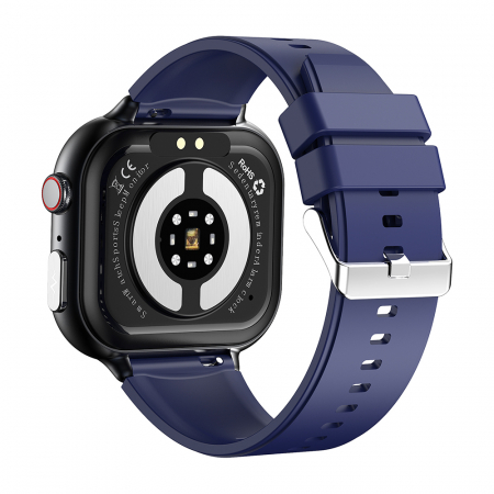 Smartwatch iSEN TK17 Lila, Szilikon, 1.91" HD, ECG, Szívritmus, Véroxigén, Glükóz, Vérnyomás, Húgysav, BMI, Alváskövetés, Sport Módok, Bluetooth Hívás, Zenevezérlés, Időjárás, 380mAh [3]