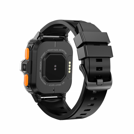 Okosóra iSEN Watch PGD, Ezüst, 4G, 2,03" HD, négymagos, Android 8.1, 4 GB RAM + 64 GB ROM, HD kettős kamera, NFC, GPS, Alipay, WeChat Pay, 800 mAh, nanoSIM [3]