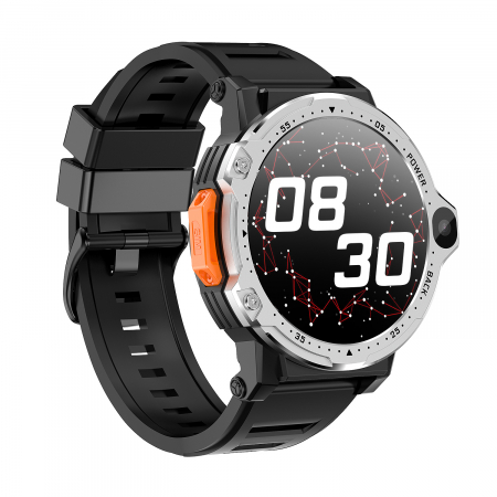 Okosóra iSEN Watch AP6, Ezüst, 4G, 1,54" HD, négymagos, Android 8.1, 4 GB RAM + 64 GB ROM, kettős kamera, HD videohívás, GPS, 800 mAh, nanoSIM [3]