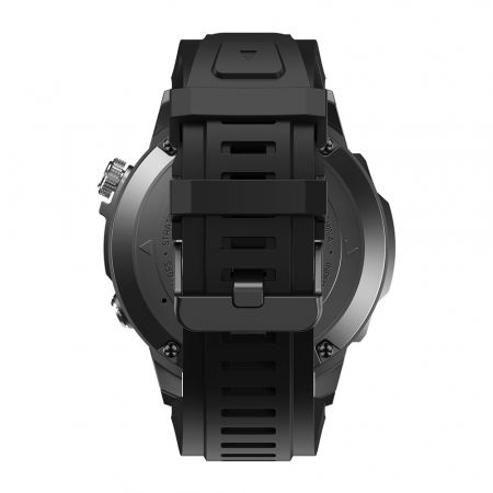 Zeblaze Stratos 2 Plus okosóra, Fekete, 1.43" AMOLED, HRV, ECG, Egészségfigyelés, Sportfunkciók, Bluetooth hívás, 530 mAh, Android 5.0 vagy iOS 10.0 vagy újabb [7]