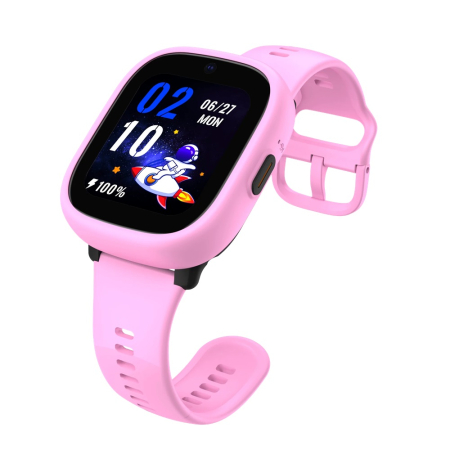 Okosóra LAGENIO K3, Rózsaszín, 4G, 1.7'', 48MB RAM, 128MB ROM, 0.3MP Kamera, RTOS, GPS Nyomkövetés, Videóhívás, Üzenetek, Szülői Felügyelet, Ébresztőóra, 680mAh, 5-14 Éves Gyermekeknek [3]