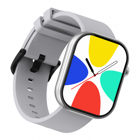 Smartwatch Zeblaze Btalk Plus, Silver, 2.03'' HD, Apel telefonic bluetooth, Asistare vocala, Moduri sport 100+, Monitorizare sanatate 24/24, Jocuri, IP68, 280mAh [1]