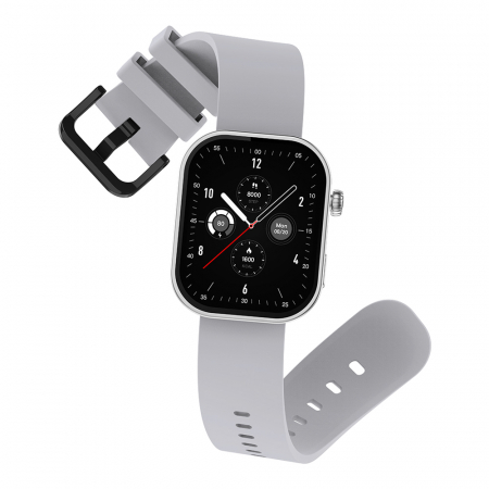 Smartwatch Zeblaze Btalk Plus, Silver, 2.03'' HD, Apel telefonic bluetooth, Asistare vocala, Moduri sport 100+, Monitorizare sanatate 24/24, Jocuri, IP68, 280mAh [2]