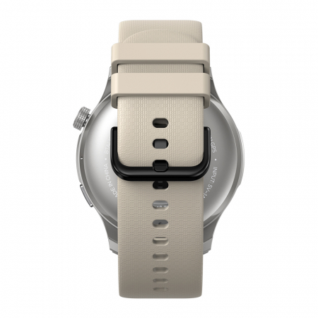 Okosóra Zeblaze Btalk 3 GPS  Krém, 1.43" AMOLED, HRV, ECG, SpO2, Hangasszisztens, Egészség- és menstruációs ciklus nyomon követése, Sport funkciók, Bluetooth hívás, Időjárás, 300 mAh, Android 5.0 vagy [6]