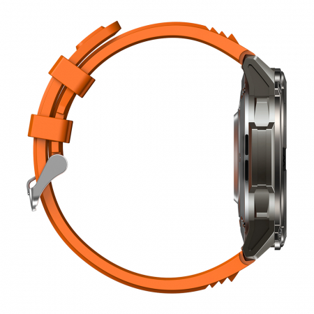 Zeblaze Stratos 2 Plus okosóra, Narancssárga, 1.43" AMOLED, HRV, ECG, Egészségfigyelés, Sportfunkciók, Bluetooth hívás, 530 mAh, Android 5.0 vagy iOS 10.0 vagy újabb [6]